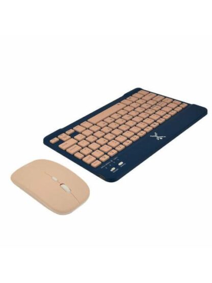 KIT DE TECLADO Y MOUSE PERFECT CHOICE GENOVA INALAMBRICO RF INALAMBRICO + BLUETOOTH AZUL (ESPANOL) - Image 4