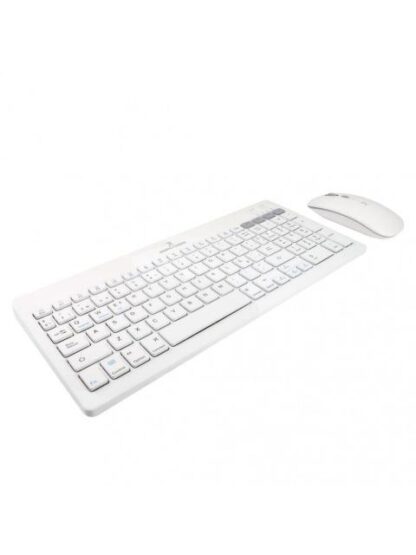 ?KIT DE TECLADO Y MOUSE PERFECT CHOICE PC-201380 INALAMBRICO BLUETOOTH BLANCO (ESPANOL) - Image 3