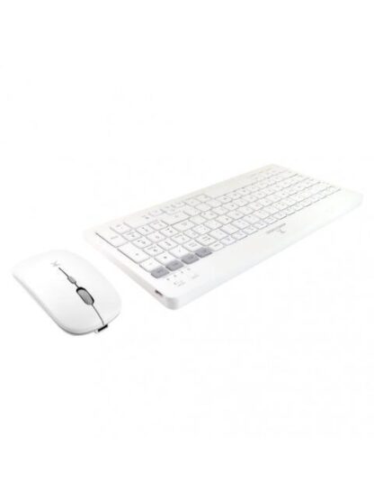 ?KIT DE TECLADO Y MOUSE PERFECT CHOICE PC-201380 INALAMBRICO BLUETOOTH BLANCO (ESPANOL) - Image 4