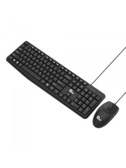 KIT DE TECLADO Y MOUSE QIAN QKX-20603 ALAMBRICO USB NEGRO (ESPANOL) - Image 2