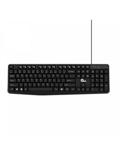KIT DE TECLADO Y MOUSE QIAN QKX-20603 ALAMBRICO USB NEGRO (ESPANOL)