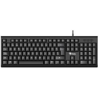 KIT DE TECLADO Y MOUSE STYLOS STPKTM4B ALAMBRICO USB NEGRO (ESPANOL)