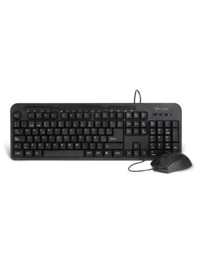 KIT DE TECLADO Y MOUSE VORAGO KM-107 ALAMBRICO USB NEGRO (ESPANOL)