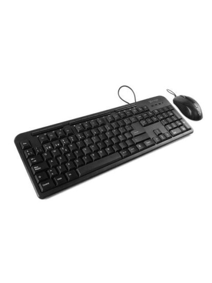 KIT DE TECLADO Y MOUSE VORAGO KM-107 ALAMBRICO USB NEGRO (ESPANOL) - Image 3