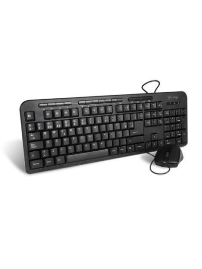 KIT DE TECLADO Y MOUSE VORAGO KM-107 ALAMBRICO USB NEGRO (ESPANOL) - Image 5