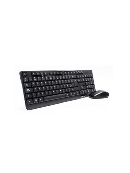 KIT DE TECLADO Y MOUSE VORAGO KM-302 INALAMBRICO USB NEGRO (ESPANOL) - Image 2