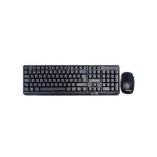 KIT DE TECLADO Y MOUSE VORAGO KM-302 INALAMBRICO USB NEGRO (ESPANOL)