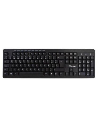 KIT DE TECLADO Y MOUSE VORAGO KM-304 INALAMBRICO USB NEGRO (ESPANOL) - Image 7