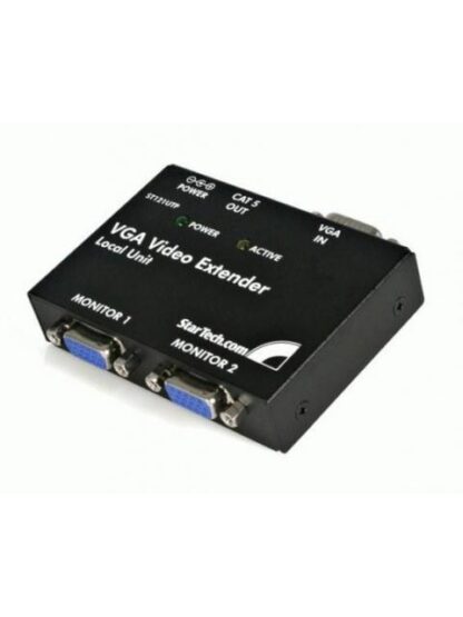 STARTECH  KIT JUEGO EXTENSOR DE VIDEO VGA POR CABLE CAT5 UTP ETHERNET DE RED (SERIE ST121) - Image 2