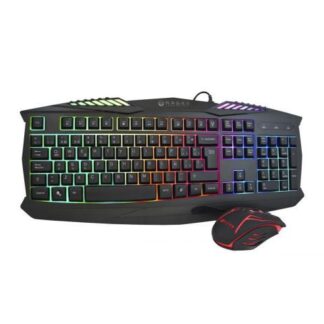 KIT GAMER DE TECLADO Y MOUSE NACEB NA-617 ALAMBRICO USB NEGRO (ESPANOL)