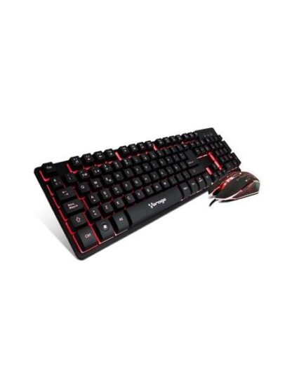 KIT GAMER DE TECLADO Y MOUSE VORAGO KM-500 ALAMBRICO USB NEGRO (ESPANOL) - Image 2