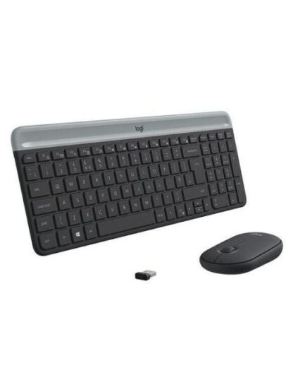 KIT DE TECLADO Y MOUSE LOGITECH MK470 RF INALAMBRICO USB NEGRO-GRAFITO (ESPANOL) - Image 5