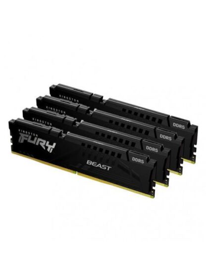 KIT MEMORIA RAM KINGSTON FURY BEAST DDR5 5200MHZ 128GB - 4 X 32GB CL40 XMP