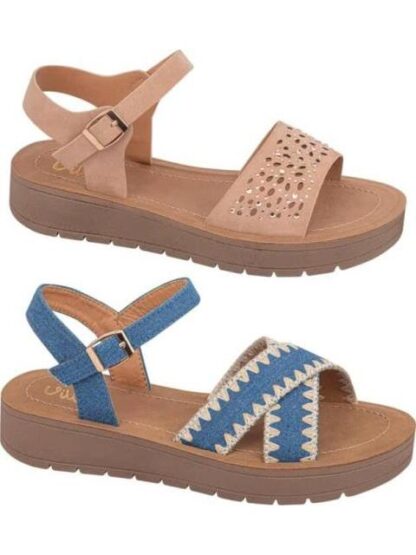 KIT SANDALIAS PLANAS MULTICOLOR VI LINE - Image 2