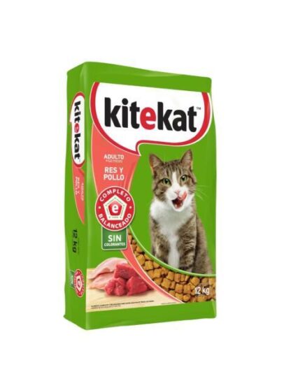 KITEKAT ADULTO CARNE Y POLLO 12 KG