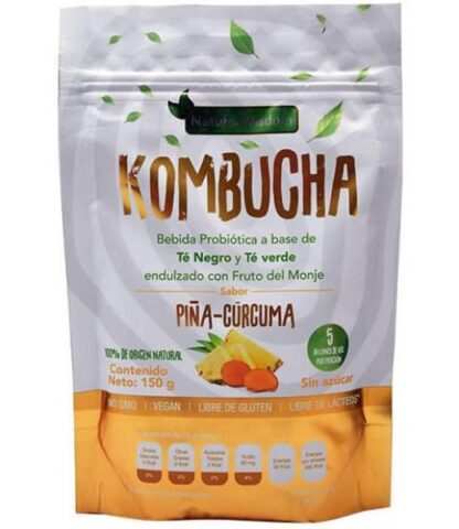 KOMBUCHA PIÑA CURCUMA 150 G NATURAL WISDOM