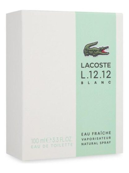L.12.12 BLANC EAU FRAICHE CABALLERO LACOSTE 100 ML EDT SPRAY - Image 5