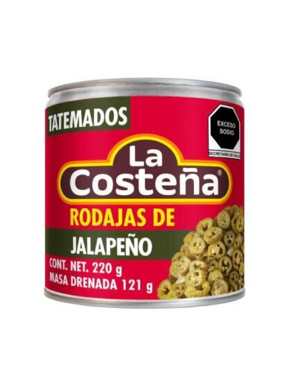 LA COSTEÑA RODAJAS DE JALAPEÑO VERDE TA 220 GR