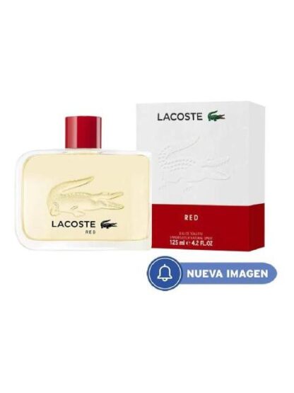 LACOSTE RED CABALLERO 125 ML EDT SPRAY - PERFUME ORIGINAL