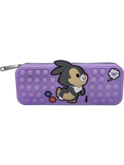 LAPICERA POP IT DE SILICON LILA BAMBI