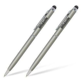 LAPIZ DIGITAL BROBOTIX STYLUS PARA TABLET DOU-PACK PLATA 6000410