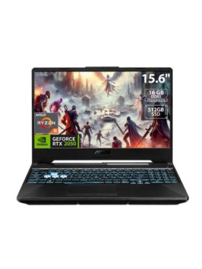 LAPTOP GAMER ASUS TUF GAMING A15 15.6 1920X1080 FULL HD AMD RYZEN 5 7535HS NVIDIA GEFORCE RTX 2050 16GB 512GB SSD WINDOWS 11 HOME ESPANOL