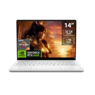 LAPTOP GAMER ASUS ZEPHYRUS G14 14 2880X1800 AMD RYZEN 9 8945HS NVIDIA GEFORCE RTX 4060 32GB 1TB SSD WINDOWS 11 HOME INGLES