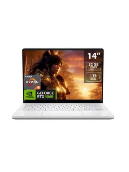 LAPTOP GAMER ASUS ZEPHYRUS G14 14 2880X1800 AMD RYZEN 9 8945HS NVIDIA GEFORCE RTX 4060 32GB 1TB SSD WINDOWS 11 HOME INGLES
