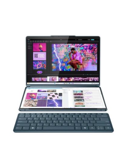 LAPTOP LENOVO YOGA BOOK 9 13.3 2880X1800 TACTIL INTEL CORE ULTRA 7 155U 16GB 1TB SSD WINDOWS 11 HOME ESPANOL