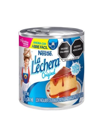 LECHE CONDENSADA LA LECHERA LATA 375 GRAMOS