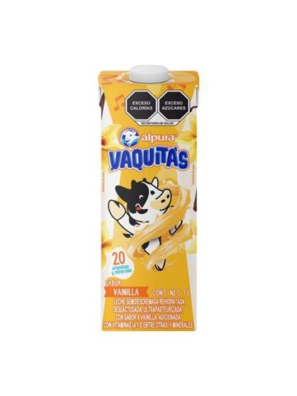 LECHE SABORIZADA ALPURA SABOR VAINILLA 1 LITRO