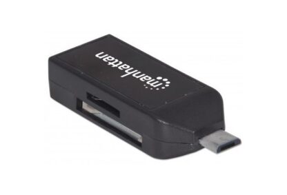 MANHATTAN ADAPTADOR MICRO USB CON LECTOR DE TARJETAS OTG IMPORT LINK 24 EN 1 USB 2.0 - Image 2
