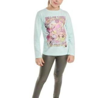 LEGGING EFECTO PIEL VERDE OLIVO HOLLY LAND KIDS