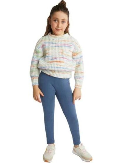 LEGGINGS ALGODON AZUL HOLLY LAND KIDS