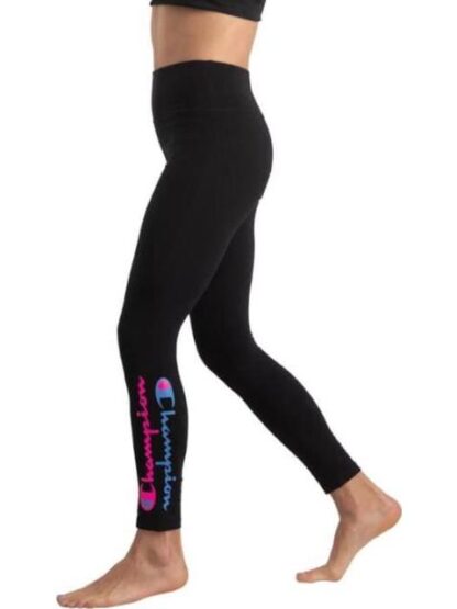 LEGGINGS AUTHENTIC 7 8 TIGHT GRAPHIC NEGRO CHAMPION - Image 3