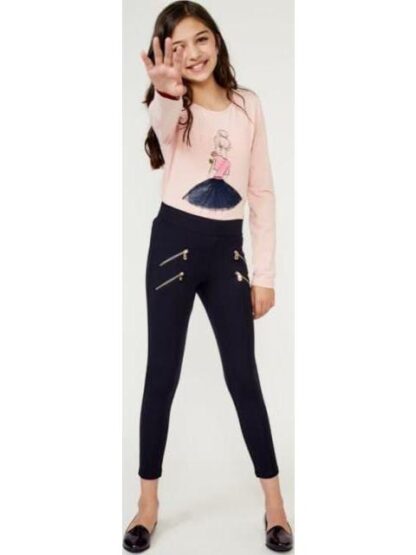 LEGGINGS BASICO AZUL MARINO HOLLY LAND KIDS - Image 4