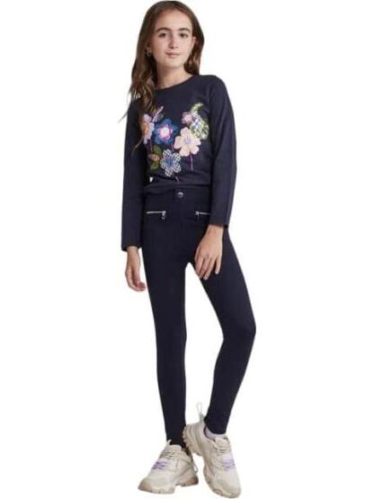 LEGGINGS BASICO AZUL MARINO HOLLY LAND KIDS - Image 5