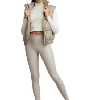 LEGGINGS CINTURA ALTA MARFIL HOLLY LAND