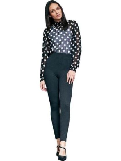 LEGGINGS CINTURA REGULAR GRIS HUMO HOLLY LAND
