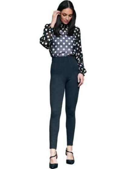 LEGGINGS CINTURA REGULAR GRIS HUMO HOLLY LAND - Image 2