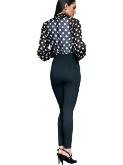 LEGGINGS CINTURA REGULAR GRIS HUMO HOLLY LAND - Image 4