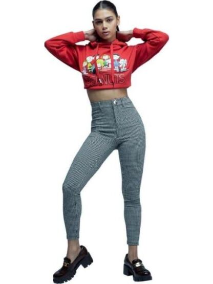 LEGGINGS CUADROS CINTURA REGULAR BICOLOR HOLLY LAND