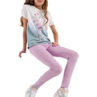 LEGGINGS SET 2 PIEZAS MORADO HOLLY LAND KIDS