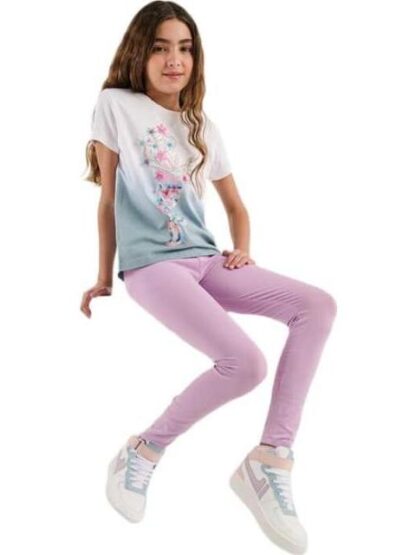LEGGINGS SET 2 PIEZAS MORADO HOLLY LAND KIDS