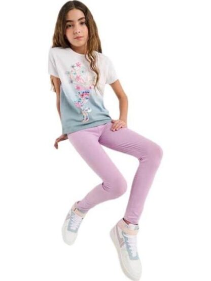 LEGGINGS SET 2 PIEZAS MORADO HOLLY LAND KIDS - Image 2
