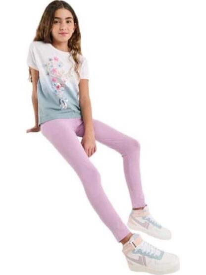 LEGGINGS SET 2 PIEZAS MORADO HOLLY LAND KIDS - Image 4