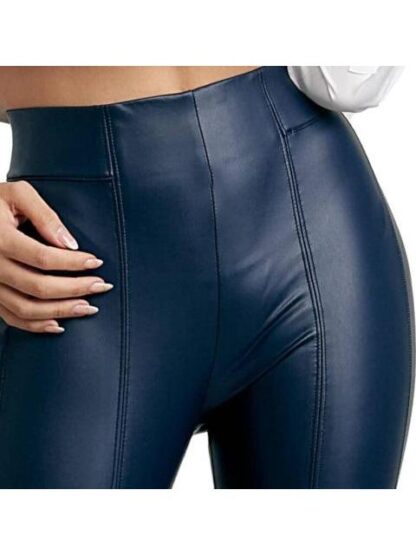 LEGGINGS EFECTO PIEL AZUL MARINO HOLLY LAND - Image 4
