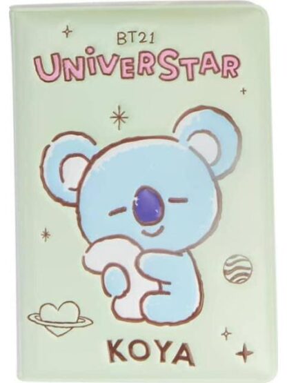 LIBRETA CON STICKERS KOYA VERDE BT21