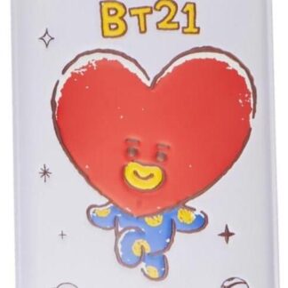 LIBRETA CON STICKERS TATA LILA BT21