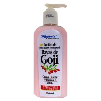 LOCION PARA MANOS Y CUERPO DE BAYAS DE GOJI 250 ML CACAO KARITE V MEGAMIX